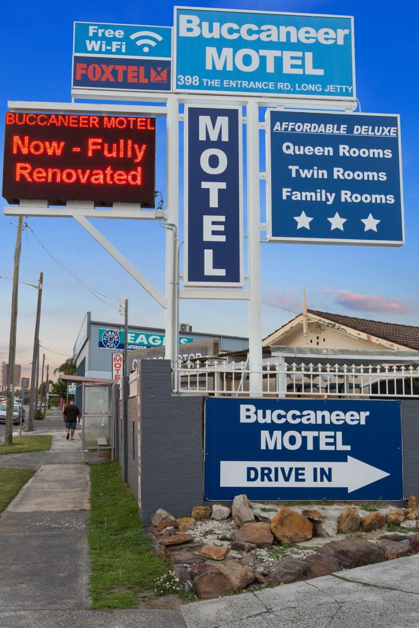 Buccaneer Motel Entrance Buitenkant foto